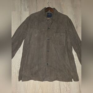 Brooks Brothers suede button up